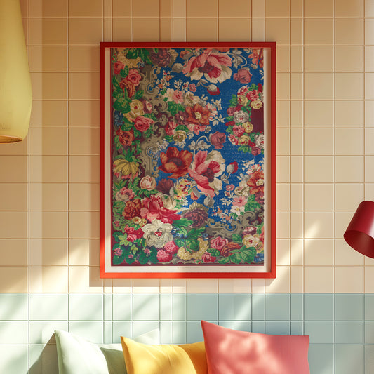 Vibrant Floral Art Print: Bring Life and Color to Your Home Décor