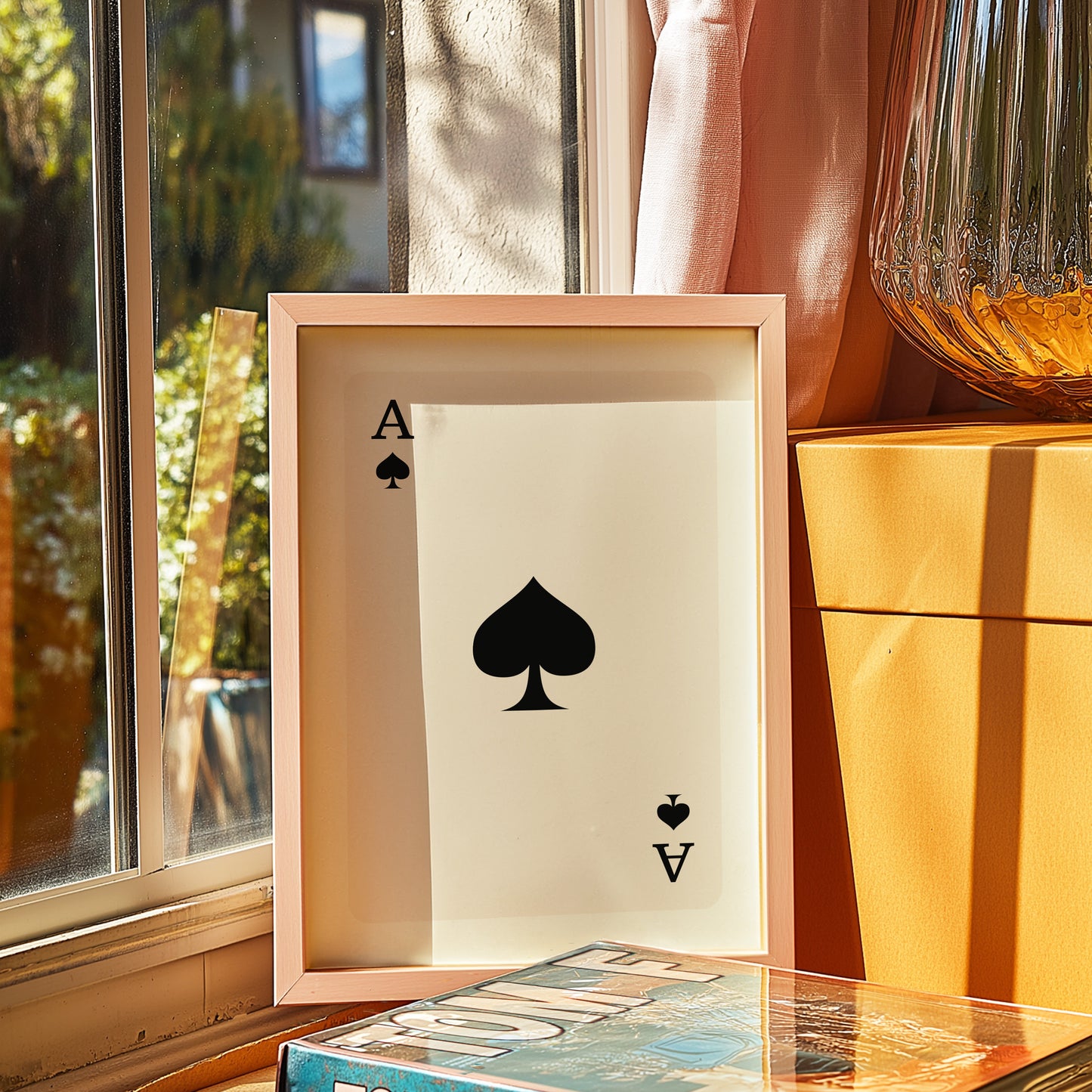 Ace of Spades Framed Art Print: Classic Elegance for Your Home Decor