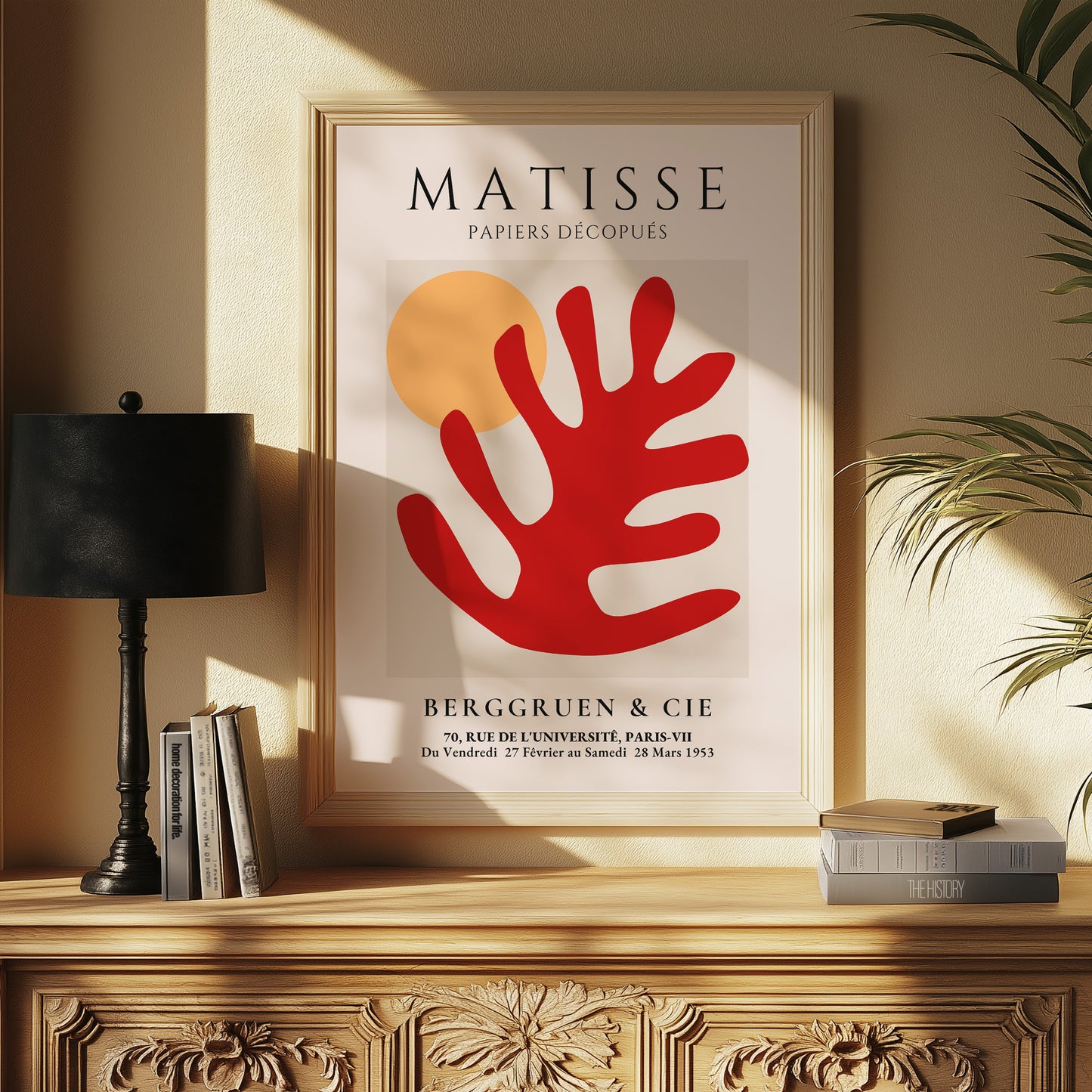 Bold Matisse-Inspired Art Print: Instant Elegance for Your Stylish Home Decor