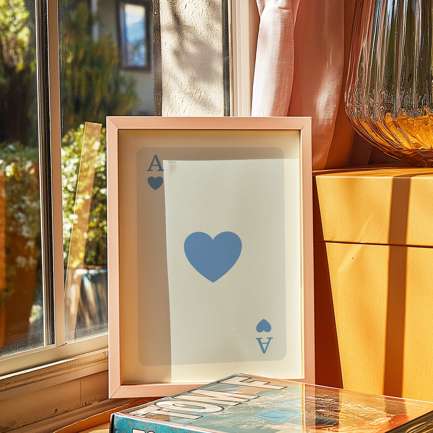 Ace of Hearts Art Print: Elevate Your Room with Playful Minimalism