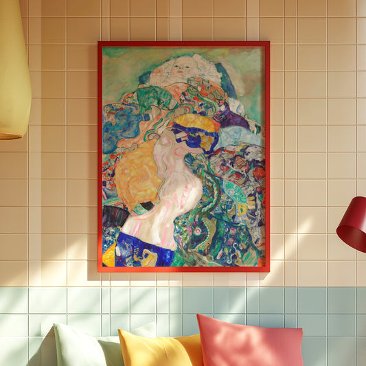 Colorful Expressionist Art Print: Elevate Your Space with Dynamic Texture and Form